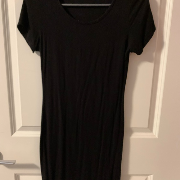 Black Choker Basic Mini Dress - S - Picture 3 of 3